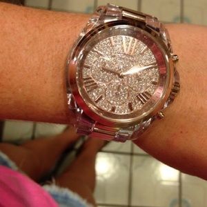Michael Kors Watch - Rose gold and clear